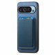 thumbnail image 3 of Funda de Cuero Magnética con Tarjetero para Google Pixel 9 Cubierta Delgada Azul, 3 of 5