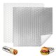 thumbnail image 1 of Envases EcoDispose para sándwiches 30 × 30 cm, paquete de 100 unidades de papel de aluminio, 1 of 6