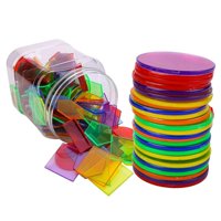 Bothyi - Arco Iris Transparente Bloques Aprendizaje Educación Juguetes Práctica Clasificación Patrones