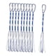 thumbnail image 5 of Juego De 10 Tzitzits Tradicionales Judíos Para Decoración Del Hogar, Para Pantalones, Manualidades, Vaqueros, Azul Y Blanco., 5 of 5