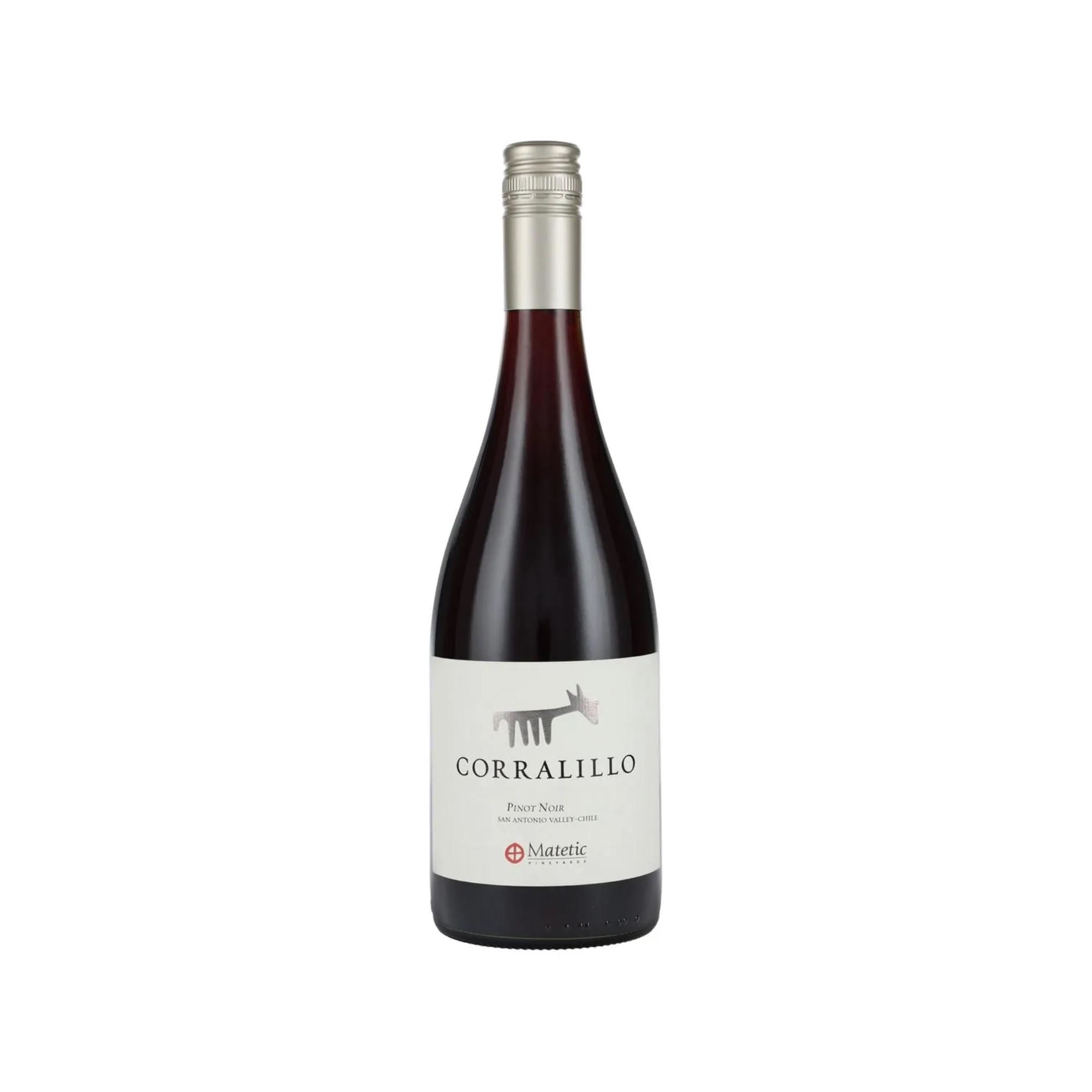 Vino Pinot Noir Botella 750 ml Matetic