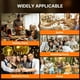 thumbnail image 2 of Juego de platos para buffet Frizoky, paquete de 6 unidades, acero inoxidable, 6 litros, 2 of 3