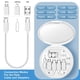 thumbnail image 2 of Kit adaptador de cable de carga múltiple, conversor de USB C a Micro USB/Lightning/USB A, compatible con soporte para teléfono, color blanco., 2 of 5