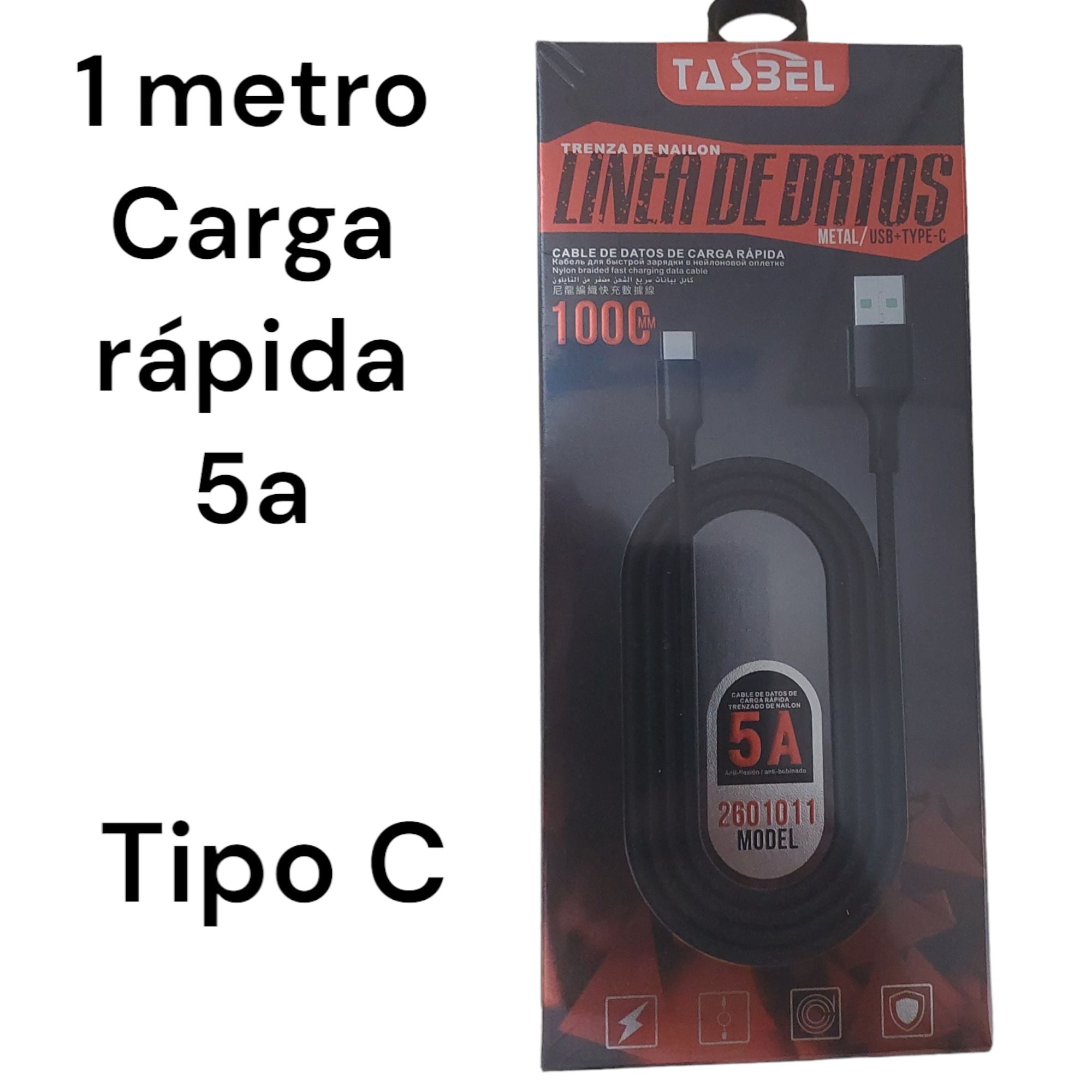 Mundo Eve - Cable Tipo C Carga Rápida