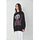 thumbnail image 2 of Poleron Oversize Manga Larga Mujer Negro Talla Unica, 2 of 3