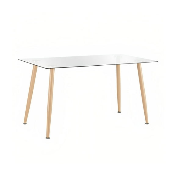 Mesa de Comedor Vidrio Rectangular 120x80
