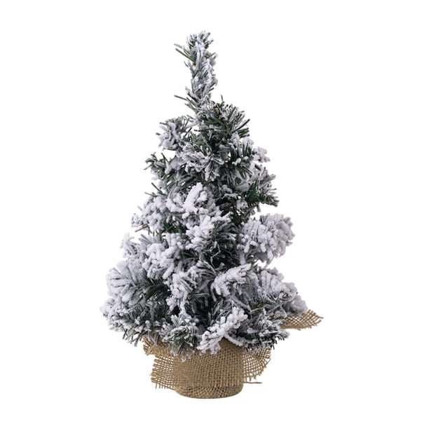 de Navidad con copos de nieve de Navidad artificial Decoración de mesa Accesorios decorativos de Navidad de escritorio para festival 30 centímetros