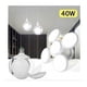 thumbnail image 2 of Ampolletas Led Pelota 40w 4 Focos Ufo Plegables 90°, 2 of 8