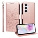 thumbnail image 1 of Funda Cartera para Samsung Galaxy A35 5G Perro Cachorro Grabado con Tarjetas Soporte Correa Rosa, 1 of 6