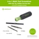 thumbnail image 2 of Destornillador multiherramienta Greenlee 0153-42C 6 en 1 con puntas, 2 of 9