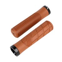 Magideal - Gips De Bicicleta De Montaña 2X, Empuñaduras Para El Manillar De Bicicletas, Empuñaduras Del Manillar De Bicicletas, Empuñaduras Del Manillar, Cubiert Marrón