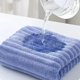 thumbnail image 4 of suxuMhao Juego de Toallas de Forro Polar Coral de 6, Toallas de Rayas Azules - 11.81x23.62in (30x60cm) Terciopelo Coral Suave y Cómodo con Gran Absorción de Agua, Ideal para Lavar la Cara, Baño y, 4 of 4