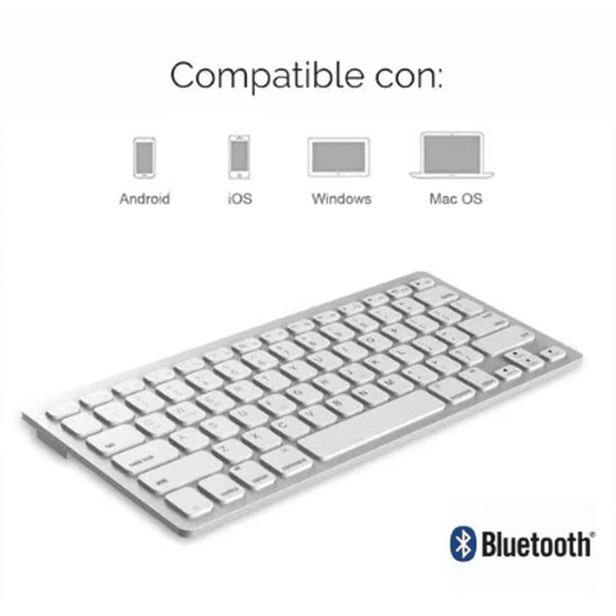 Genérico - Teclado Inalambrico Bluetooth