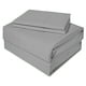 thumbnail image 3 of Juego De Sabanas King Dark Liso Gris 200 Hilos, 3 of 3
