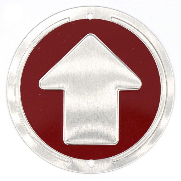 Trail Marker Wild Drifter Bright reflectante, paquete de 24 unidades, color rojo