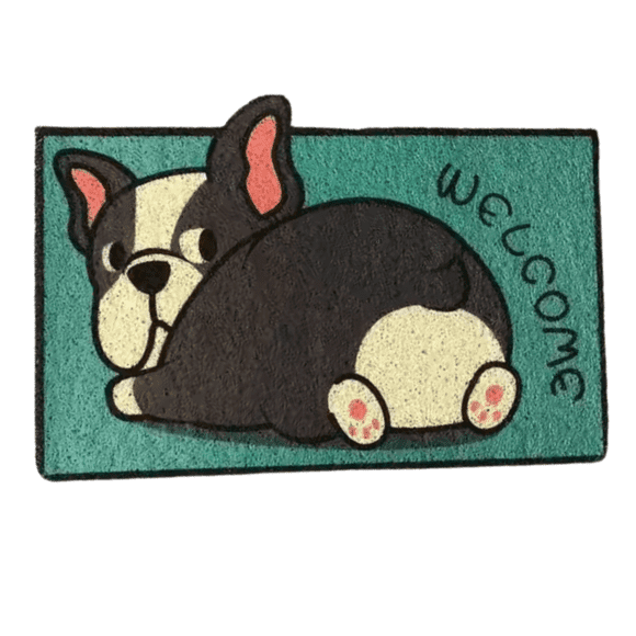 Limpia Pies Alfombra Diseños Animalitos - Perro Acostado