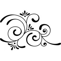 Rienda Libre Graphics - Decomural Swirl Design Decorative Corner Ws-18398