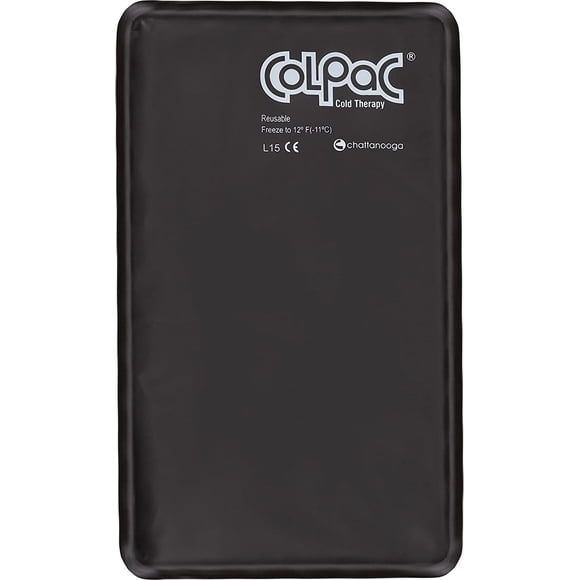 Paquete de terapia de frío Chattanooga ColPac de poliuretano negro