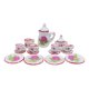 thumbnail image 1 of 1/12 Mini Tetera Taza Plato Hogar Vida Escena Decoración Paisaje Suministros Flor, 1 of 1