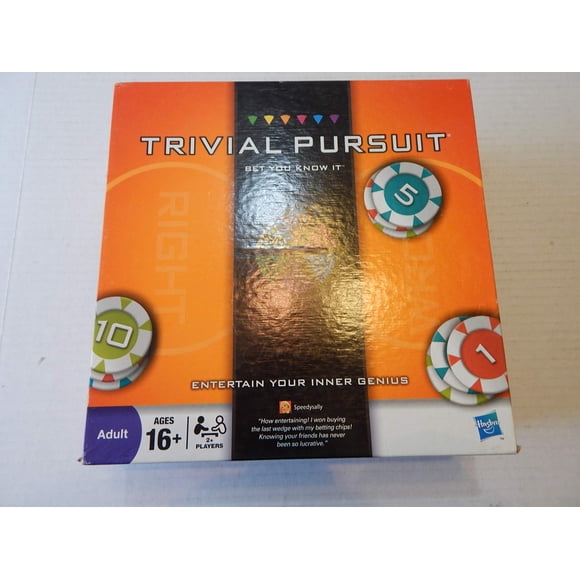 Juego de mesa Hasbro Gaming Trivial Pursuit Bet You Know It