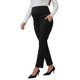 thumbnail image 4 of INSPIRE CHIC Pantalones de Maternidad para Mujeres para el Trabajo Sobre el Vientre Pantalones de Oficina de Negocios de Cintura Alta con Bolsillos S Negro, 4 of 6