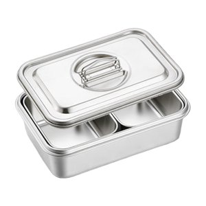 Bothyi - Chafing Buffet Chafer Set Hot Pot Chafer Para Banquetes Condimentos De Cocina 2 Compartimentos