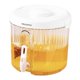 thumbnail image 3 of Dispensador De Bebidas De 3,5 L Con Dispensador De Cerveza Spigot Para Fiestas, Eventos, Uso Diario, Redondo, Blanco, 3 of 5