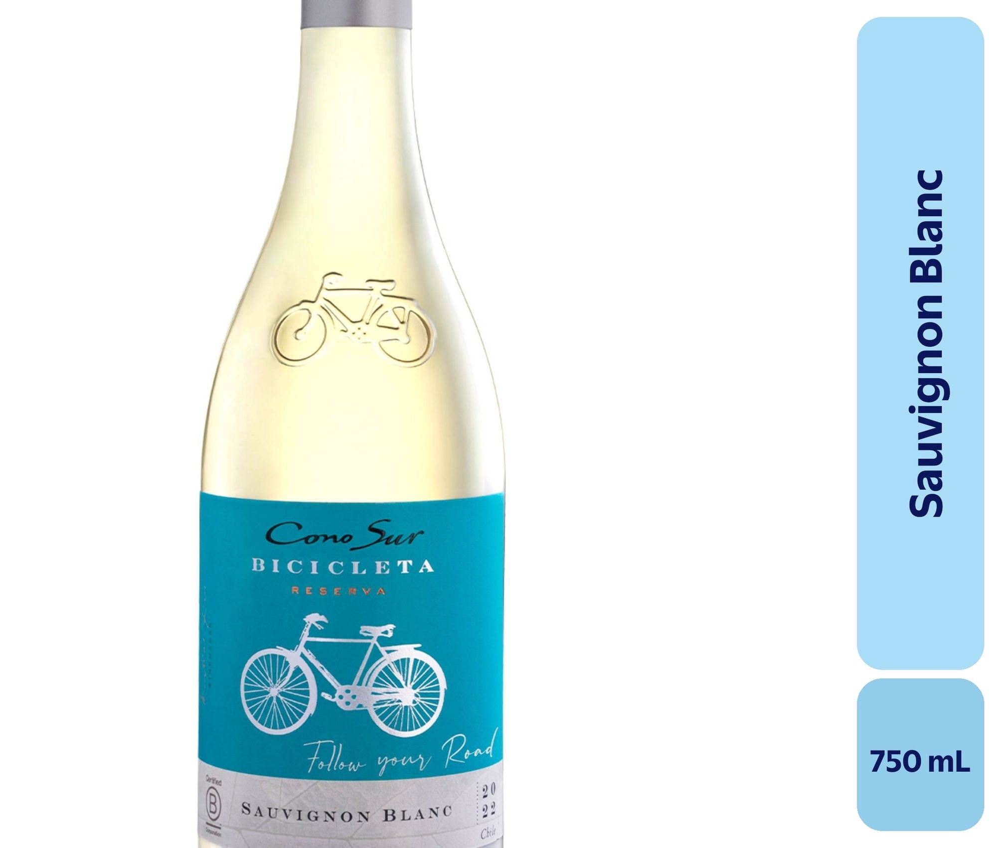 Vino Sauvignon Blanc Botella 750 mL Bicicleta
