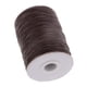 thumbnail image 2 of 170 Metros 1mm Algodón Encerado Cordón Joyería Abalorios Hilo Café, 2 of 5