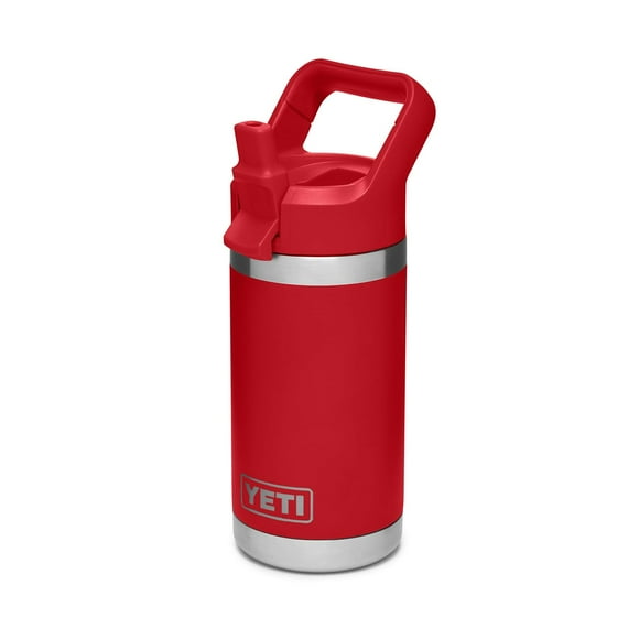 Botella YETI Rambler Jr. Rescue Red para niños, 350 ml, con tapa de pajita