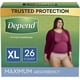 thumbnail image 1 of Ropa interior para incontinencia Depend Fit-Flex para mujer, talla XL, 26 unidades, 1 of 7