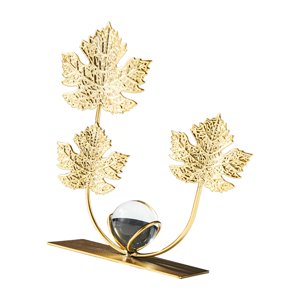 Magideal - Estatua De Hojas, Decoración Del Hogar, Escultura De Hoja De Metal, Gabinete, Artesanía Navideña, Obra De Arte, Regalo De Inauguración De La Casa, Fes Hoja De Arce