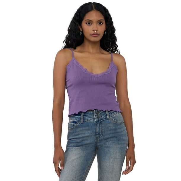 Peto Mujer Seamless Encaje Morado Corona