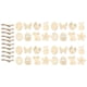 thumbnail image 2 of 60Pcs Adornos De Rebanadas De Madera Mezcladas Al Azar Colgante Colgante Para Pascua DIY, 2 of 5