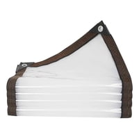 Crusec - Lona Impermeable 3X4 Metros Transparente Resistente Unidad