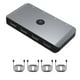 thumbnail image 5 of Conmutador Selector Conmutador KVM USB 2.0 Salida quatre en 4, Fuente de alimentación micro USB con 4 paquetes USB3.0, Mayor eficiencia de trabajo, 5 of 5