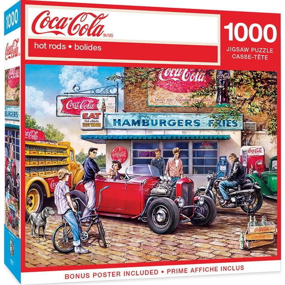 Rompecabezas Coca Cola Hot Rods 1000 Piezas