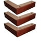 thumbnail image 2 of Kit 4 Patas Para Sillón Tipo L- Para Cama Europea Tipo L altura 6,5 cm, 2 of 2
