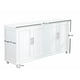 thumbnail image 5 of MUEBLE BUFFET APARADOR BLANCO ENTRADA LIVING COMEDOR DOBLE CON PUERTAS Y ESTANTES, 5 of 5