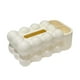 thumbnail image 3 of Caja De Almacenamiento De Pañuelos, Soporte Para Pañuelos Faciales, Para Tocador, Restaurante, Baño, Blanco, 3 of 3