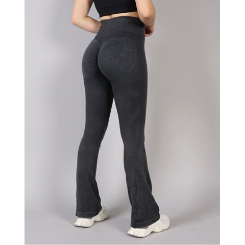 Flix Spa - Calza Mujer Flare Levanta Cola Rib Gym