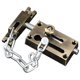 thumbnail image 2 of Vintage antirrobo puerta ventana cerradura cadena puerta guardia puerta perno enchufe bronce, 2 of 5