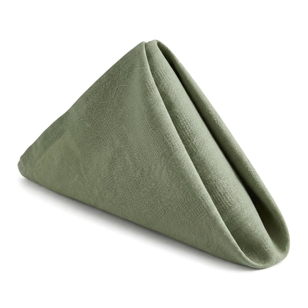 REGALWOVEN Paquete de 6 Servilletas de Tela de Algodón - Lavables y Reutilizables para Restaurantes, Bodas, Eventos y Fiestas Negras 17x17 pulgadas