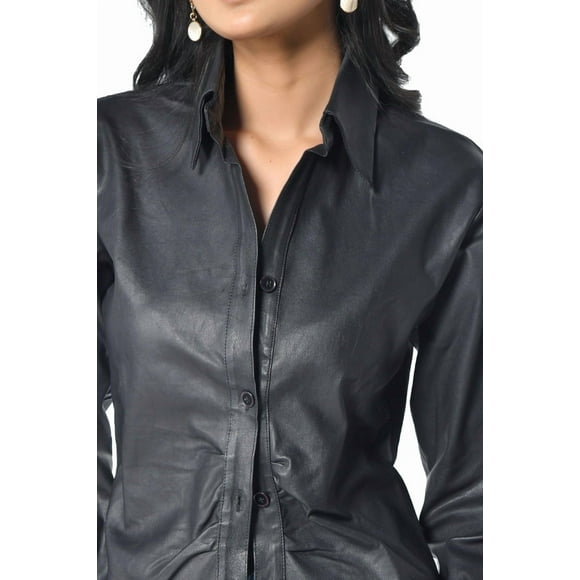Chaqueta Deportiva Sharo Classic Leather Cuero Suave Marrón Hombre