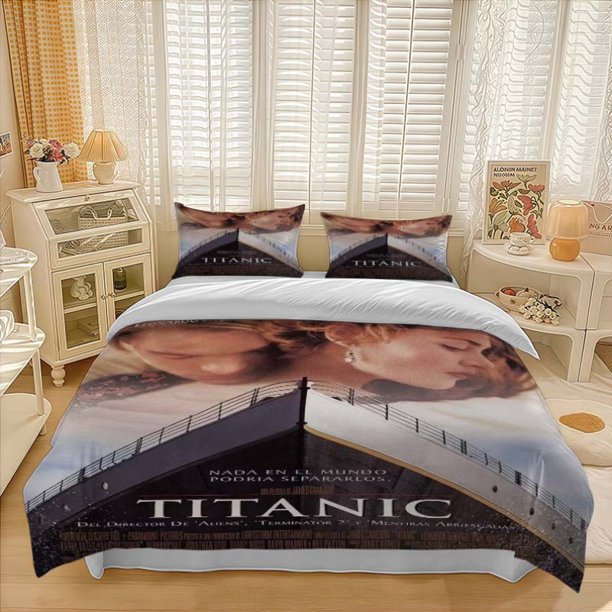 Titanic Affectionate Poster Themed Bedding Set (Duvet Cover And Pillowcase Set)