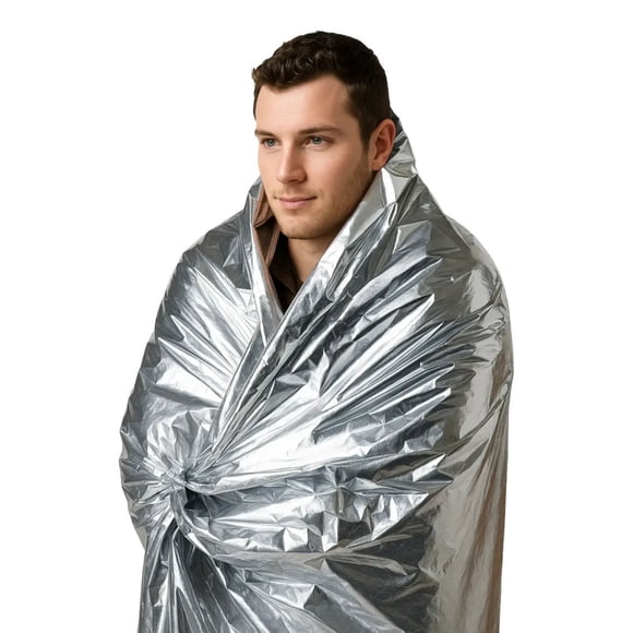 Pack x10 Manta Termica Aluminio De Emergencia Camping Supervivencia