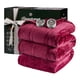 thumbnail image 1 of Manta térmica Beautyrest, suave, cálida, reversible, de felpa King, roja, 1 of 8