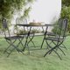 thumbnail image 2 of Juego de comedor para patio Casafoyer de malla metálica expandida 5 piezas, 2 of 5