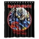 thumbnail image 1 of Cortina de ducha de Iron Maiden, juego de cortina de baño con ganchos, tamaño 60 x 72 pulgadas, 1 of 3