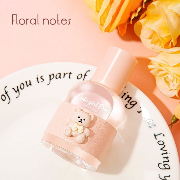 Cute Bear Perfumes Long Lasting Floral & Fruity Rose Notes Eau De Parfum Spray For Women Or Girl, Cute Girl Era, 30ml 1fl.oz